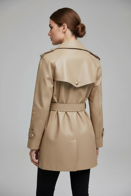 Lunara Winter™ Autumn Satin Trench Coat