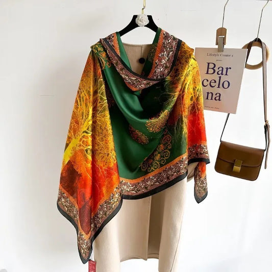 Khăn quàng in hình SatinÉclat™ dành cho nữ