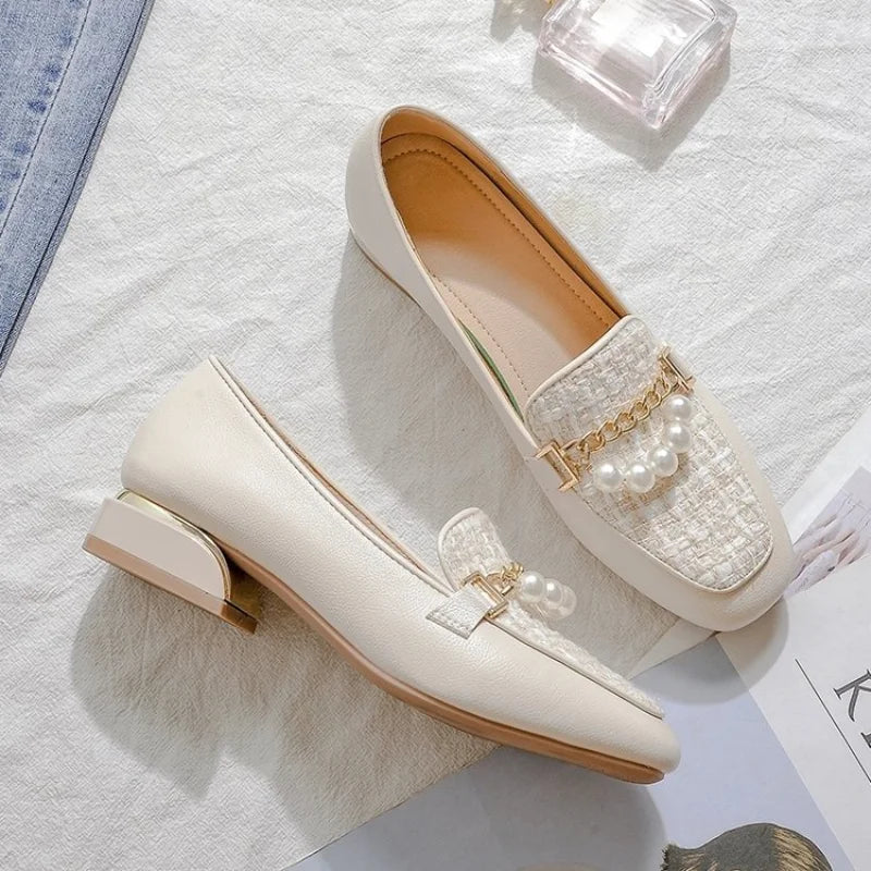 Solenne Shoes™ Women's Classic Pearl Loafers