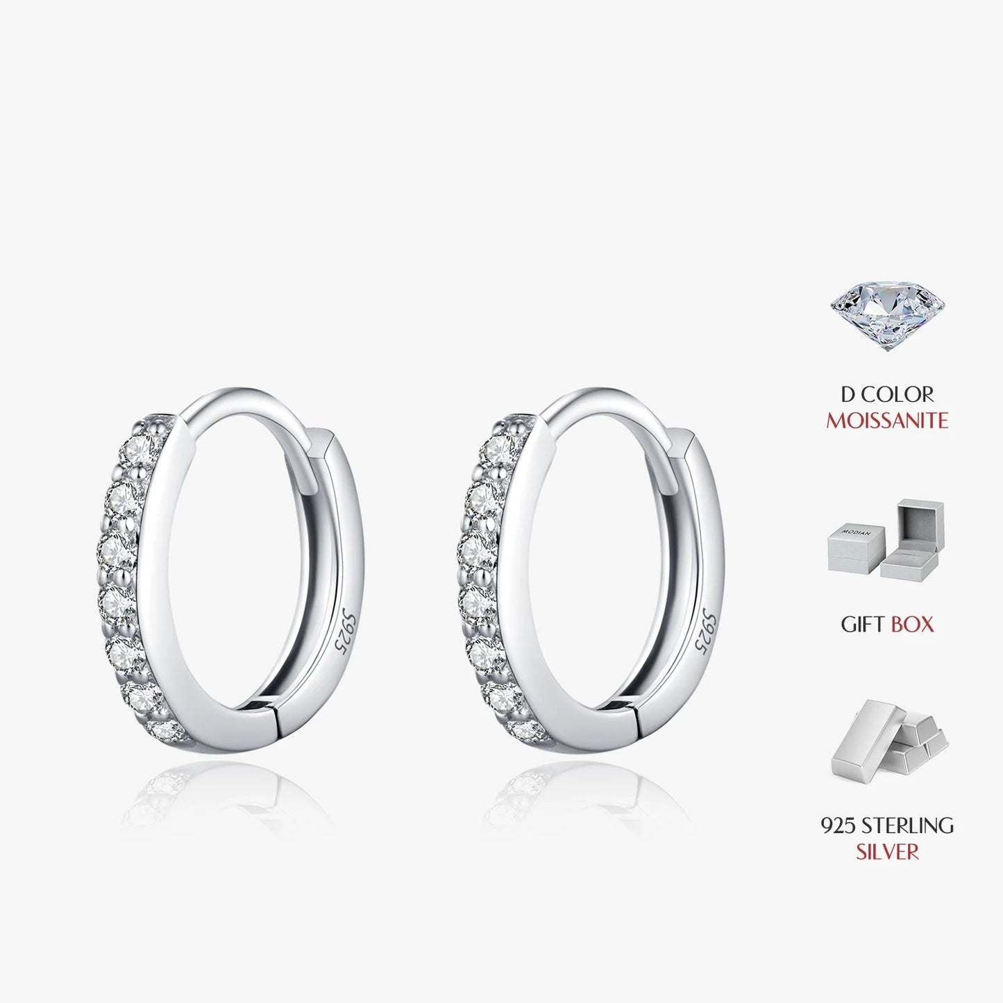 Elara Jewelry™ Radiant Loop Earrings