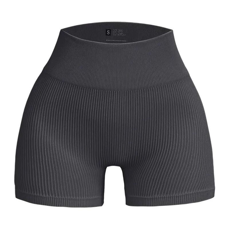 VibeFit™ Core Sculpt Ribbed Shorts
