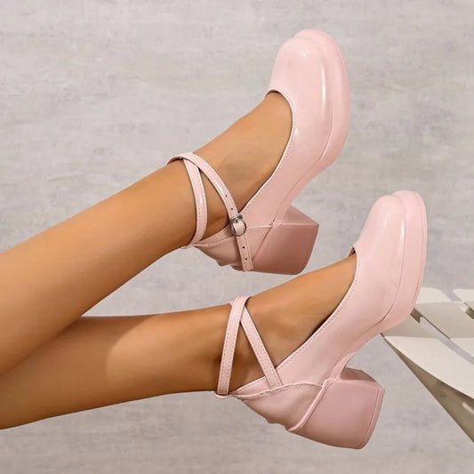 Solenne Shoes™ Ankle Strap Mary Janes Women