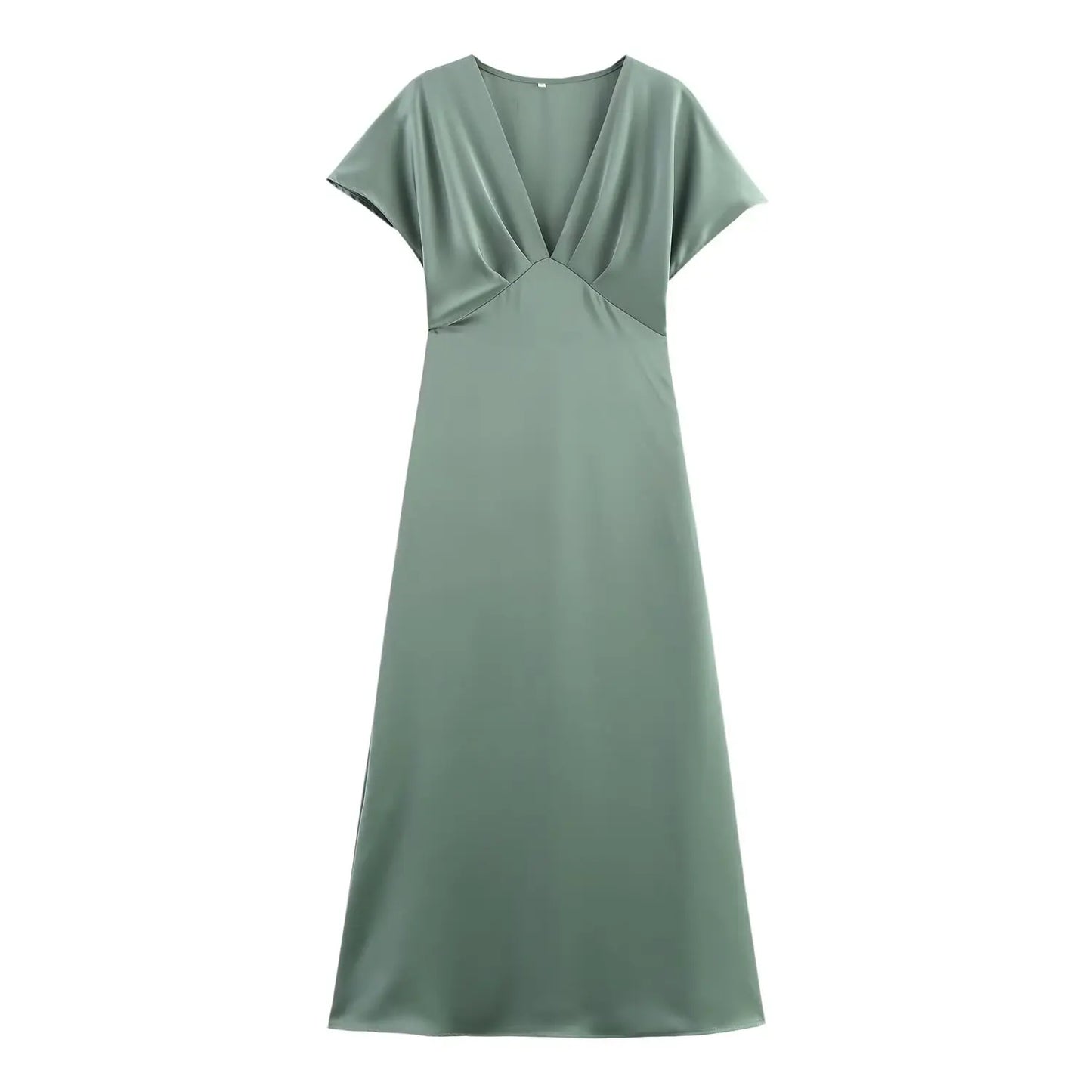 Amoura Dresses™ V-Neck Midi Dress