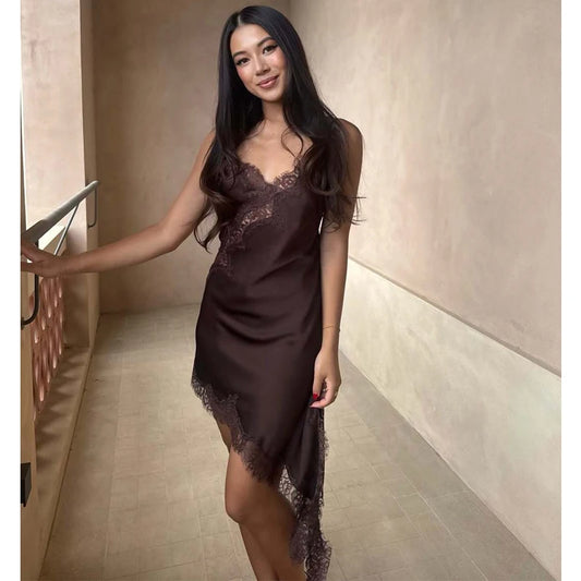 Amoura Dresses™ Slip Satin Mini Dress
