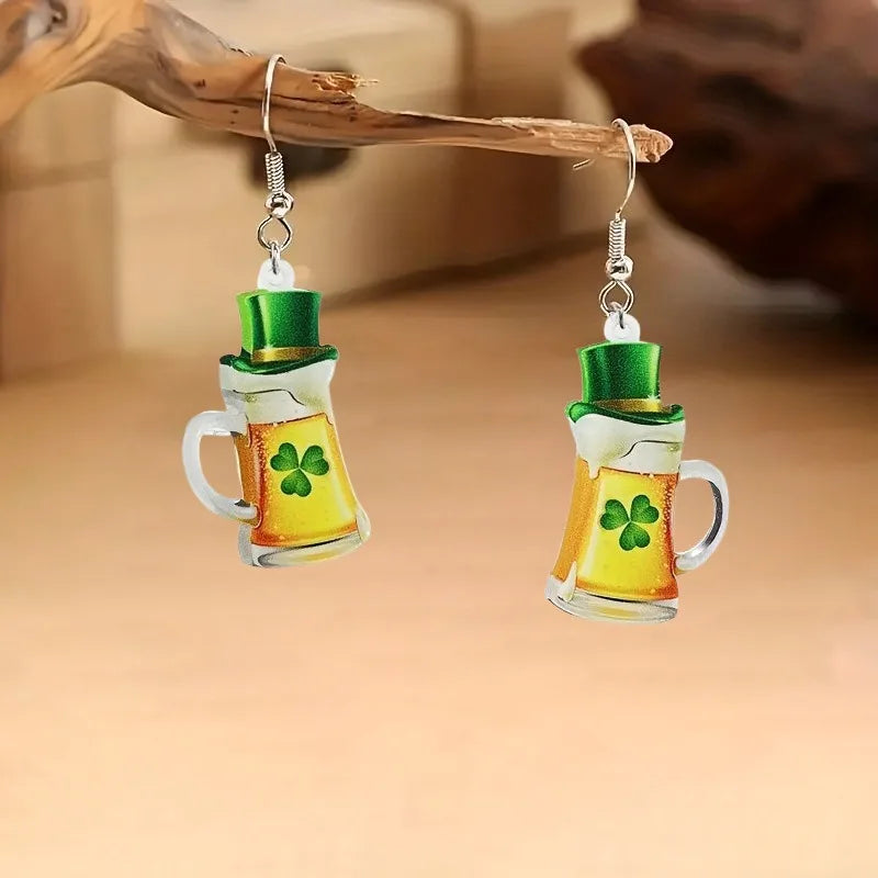 Orecchini Elara Jewelry™ portafortuna con birra