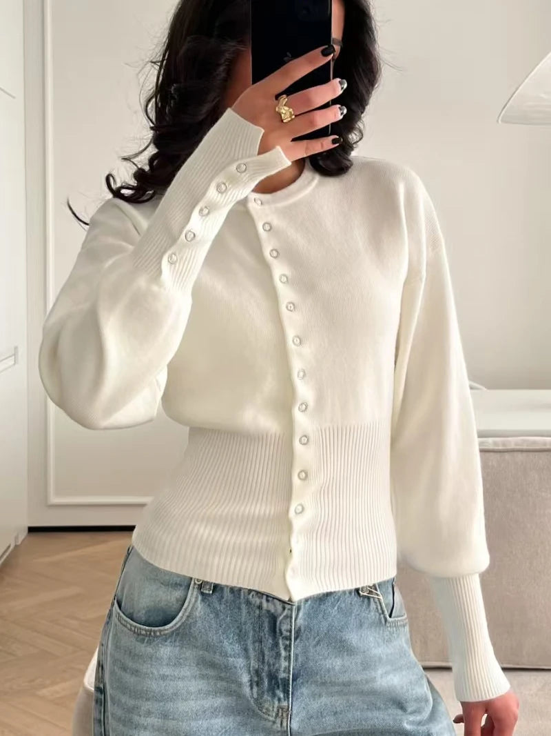 Pull décontracté à simple boutonnage Lunara Winter™