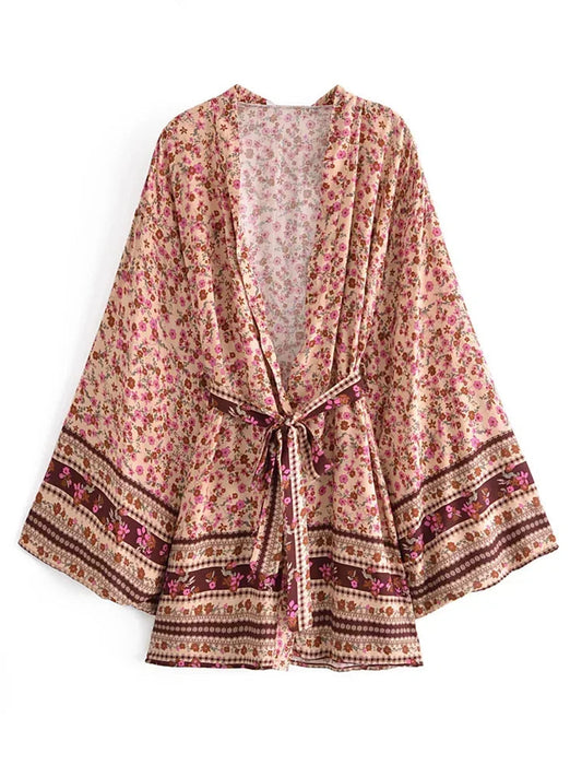 Kimono de plage vintage chic SeaLure™
