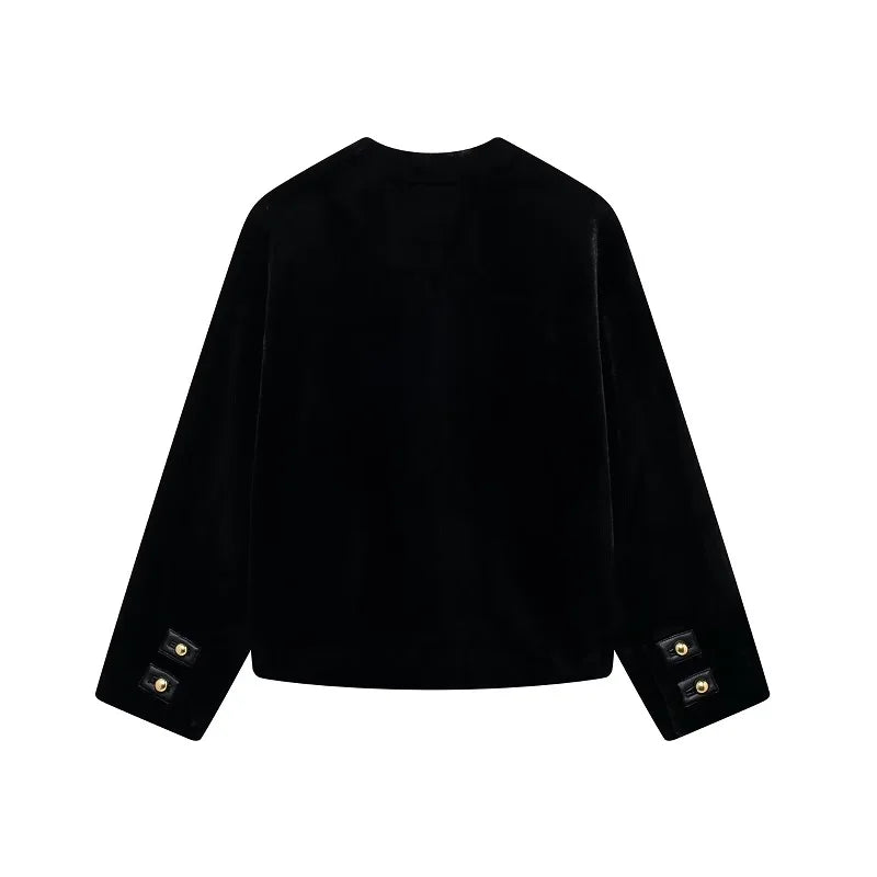 Lunara Winter™ Black Faux Fur Jacket for Women