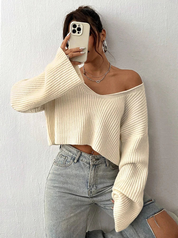 Lunara Winter™ Fashion V-Neck Sweater