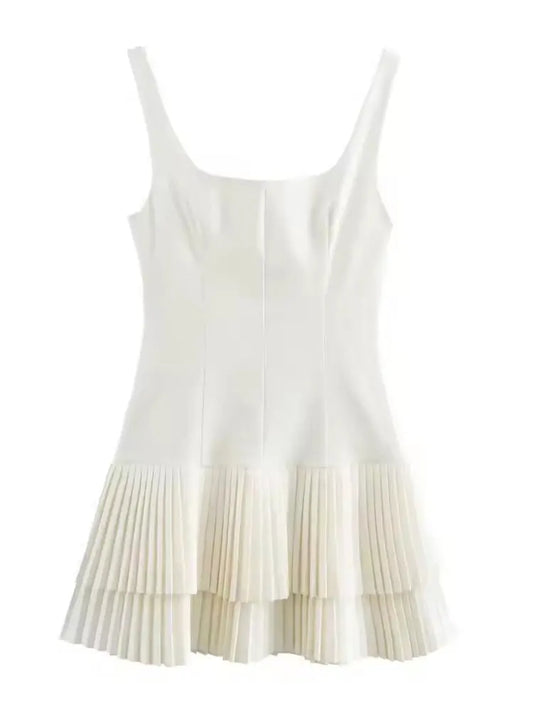 Amoura Dresses™ Sleeveless Pleated Mini Dress