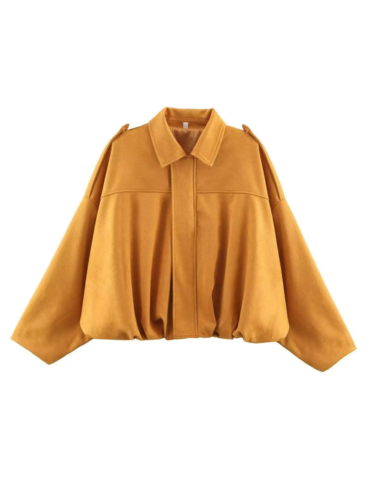 Lunara Winter™ Women Zipper Suede Jacket