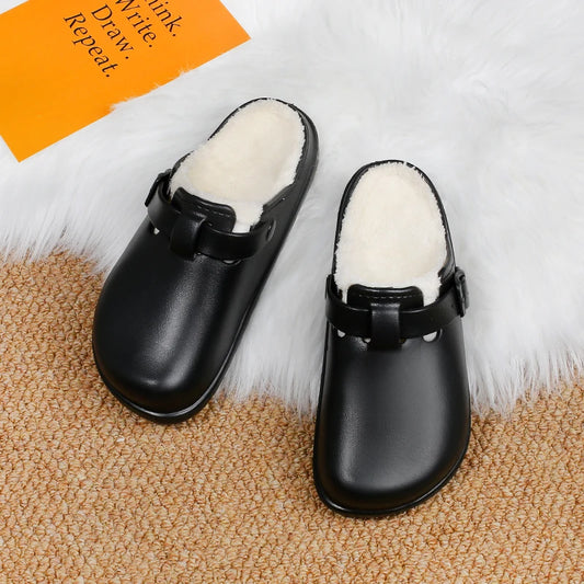 Lunara Winter™ Women’s Plush Winter Mule Slippers