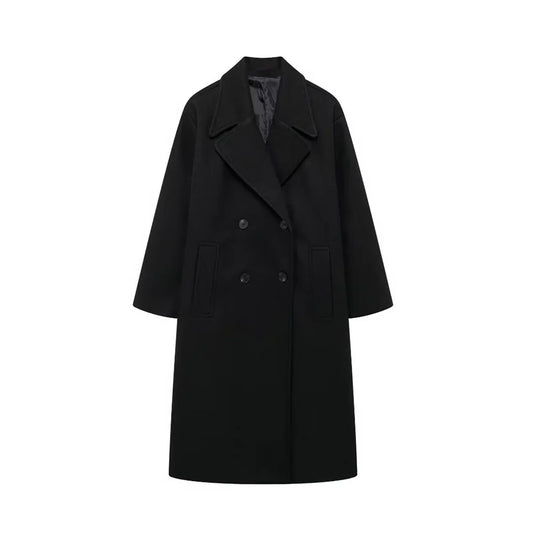 Lunara Winter™ Classic Double-Breasted Wool Coat