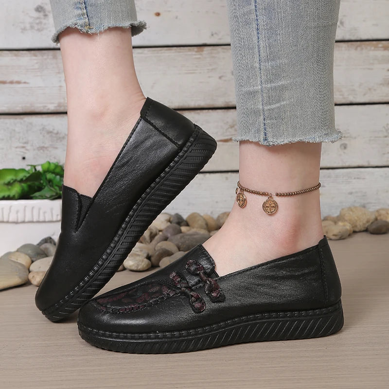 Solenne Shoes™ Leather Comfy Loafers