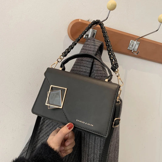 ÉlanBag™ Fashion Bag with Square Decoration