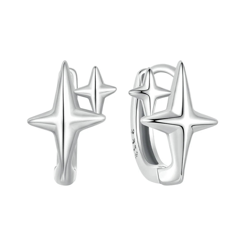 Elara Jewelry™ Starlume Spark Hoop Earrings