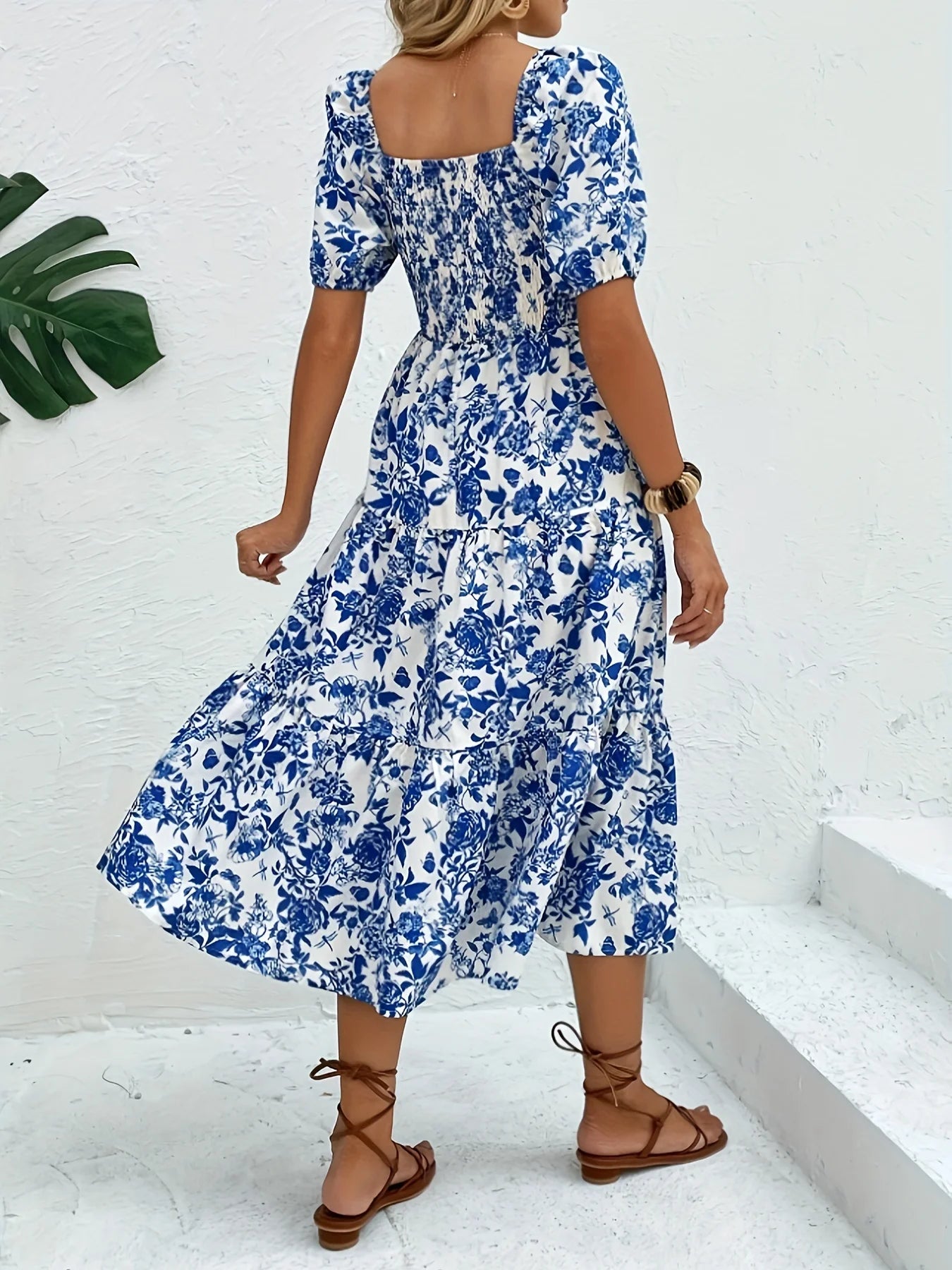 Amoura Dresses™ Long Floral Print Dress