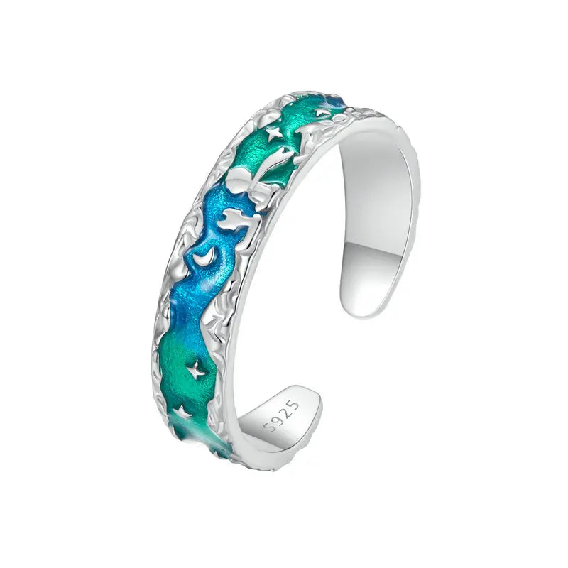 Elara Jewelry™ Koi Serenitys Ring