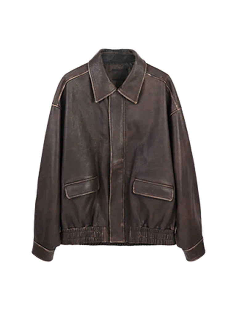 Lunara Winter™ Faux Leather Bomber Jacket