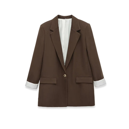 Lunara Winter™ Women Loose Roll-Up Blazer