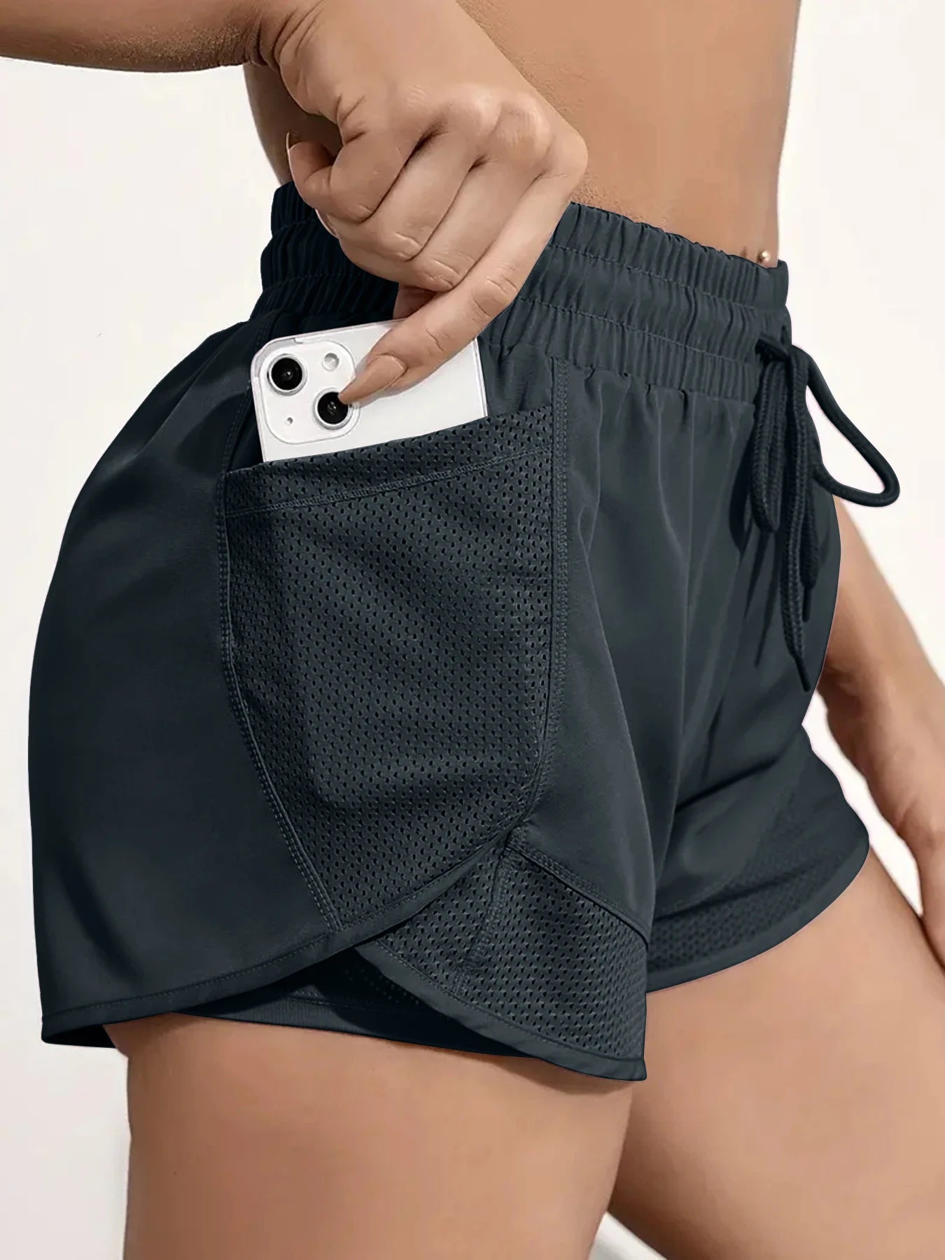 VibeFit™ Women Layered Shorts