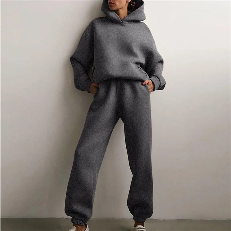 Lunara Winter™ 2-teiliges Damen-Trainingsanzug-Set