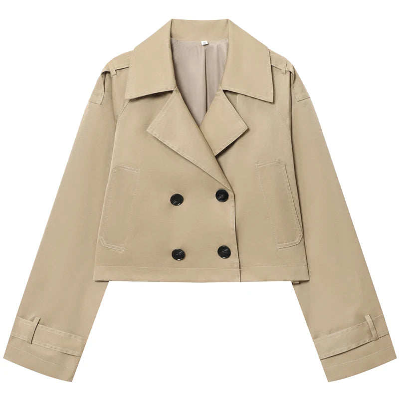Lunara Winter™ Women’s Cropped Trench Coat