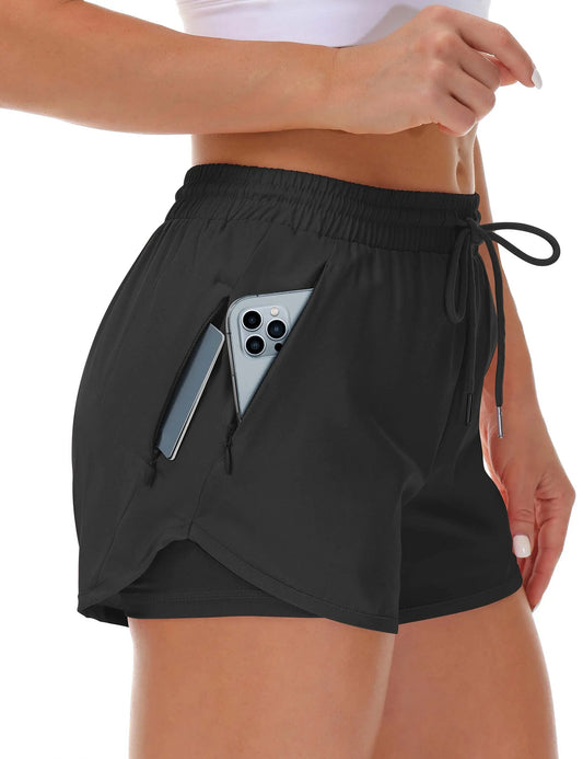 VibeFit™ Elegant Workout Shorts