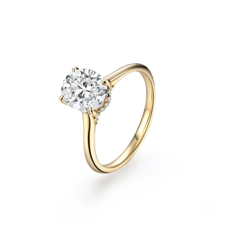 Elara Jewelry™ Eternal Glow Solitaire Ring
