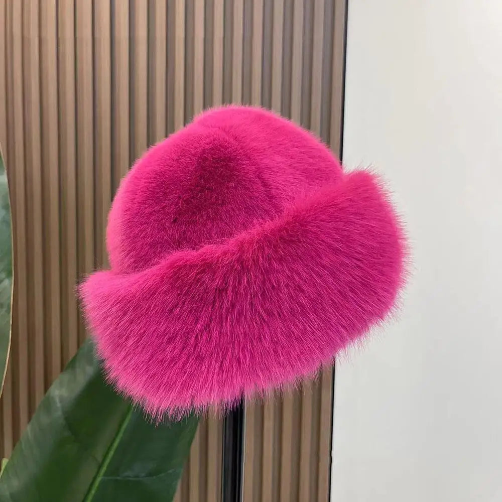 Lunara Winter™ Fluffy Fur Bucket Hat