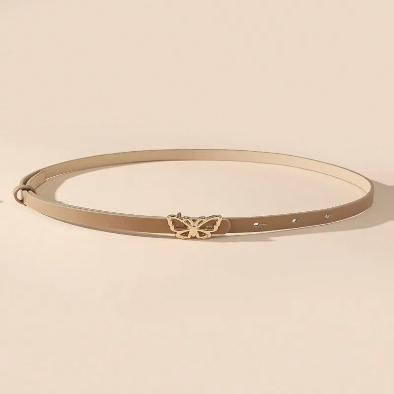 ÉlanBag™ Leather Belt Butterfly Buckle
