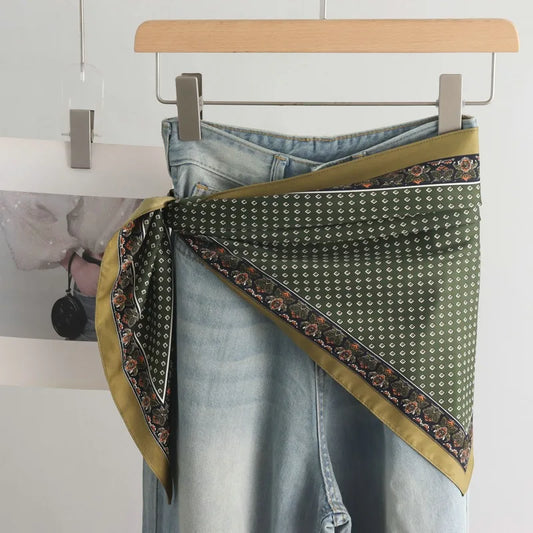 SatinÉclat™ Triangular Satin Scarf Belt