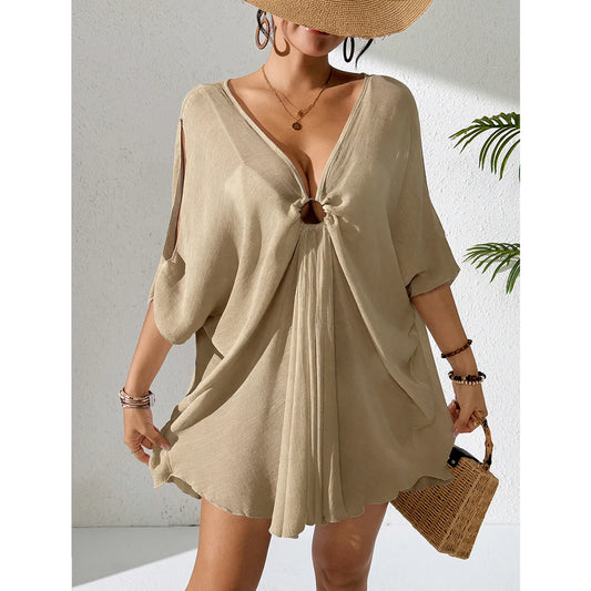 Vestido de linho SeaLure™ Isla Breeze