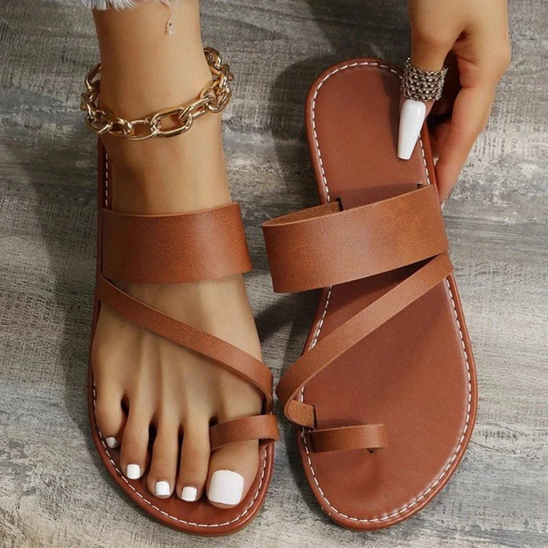 Solenne Shoes™ Minimalist Thong Sandals