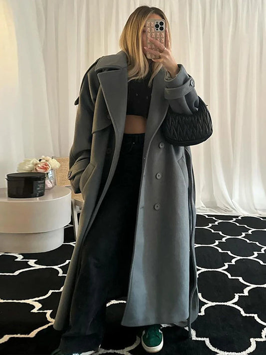 Lunara Winter™ Elegant Belt Coat for Women