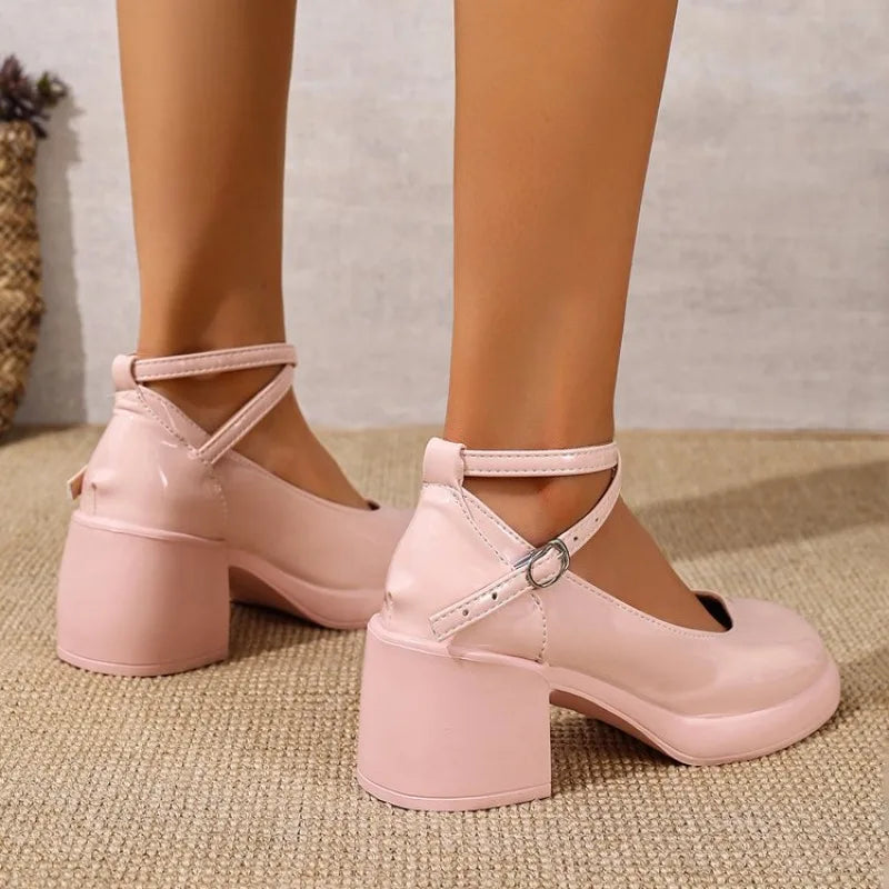Solenne Shoes™ Ankle Strap Mary Janes Women