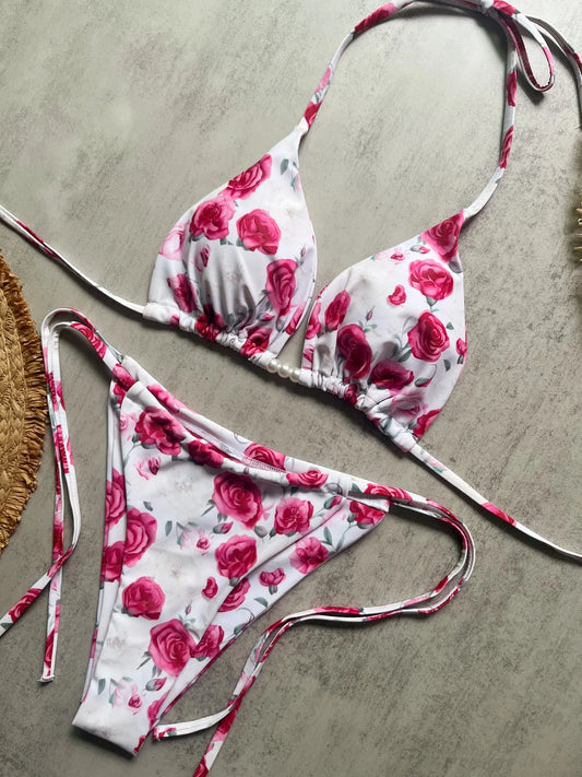 Bikini à fleurs tahitiennes SeaLure™
