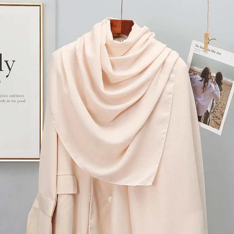SatinÉclat™ Plain Solid Scarf for Women