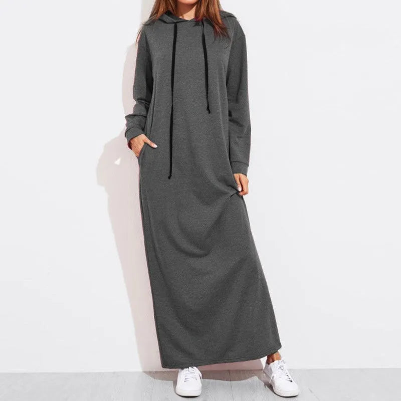 Amoura Dresses™ Women’s Maxi Sweatshirt Dress