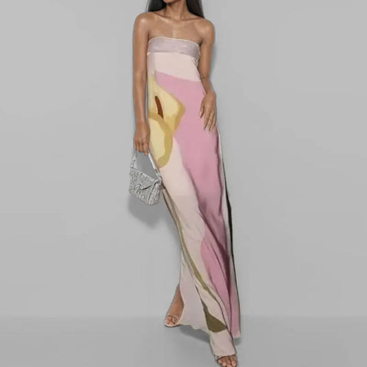 Amoura Dresses™ Flower Printed Long Dress