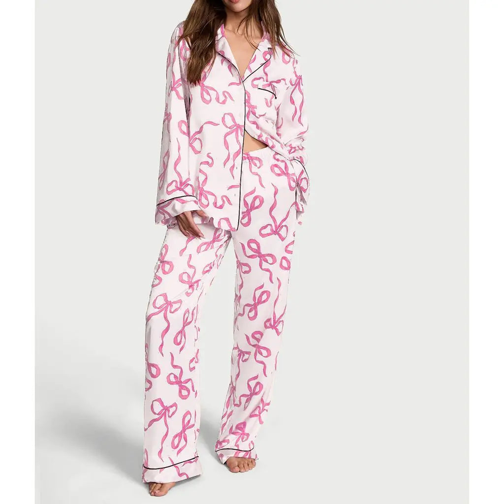 Satin Éclat™ 2Pcs Satin Pajamas Loungewear