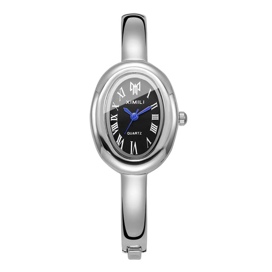 Velya Watches™ Oval Face Bangle Bracelet Watch