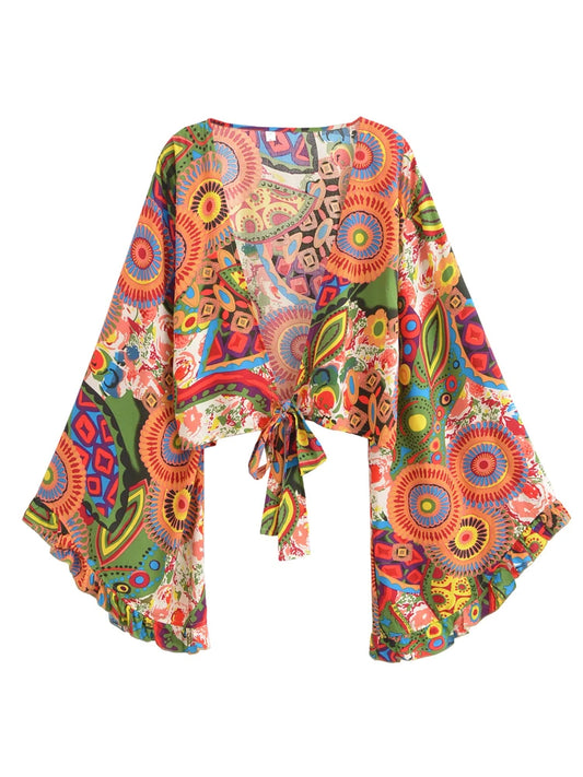 SeaLure™ Kimono Floral Femme