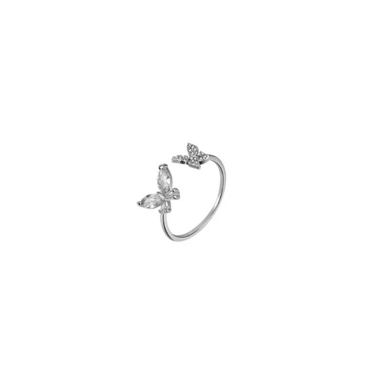 Elara Jewelry™ Twin Butterfly Glow Ring