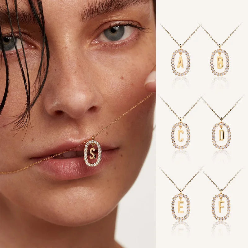 Elara Jewelry™ Initial Glow Necklace