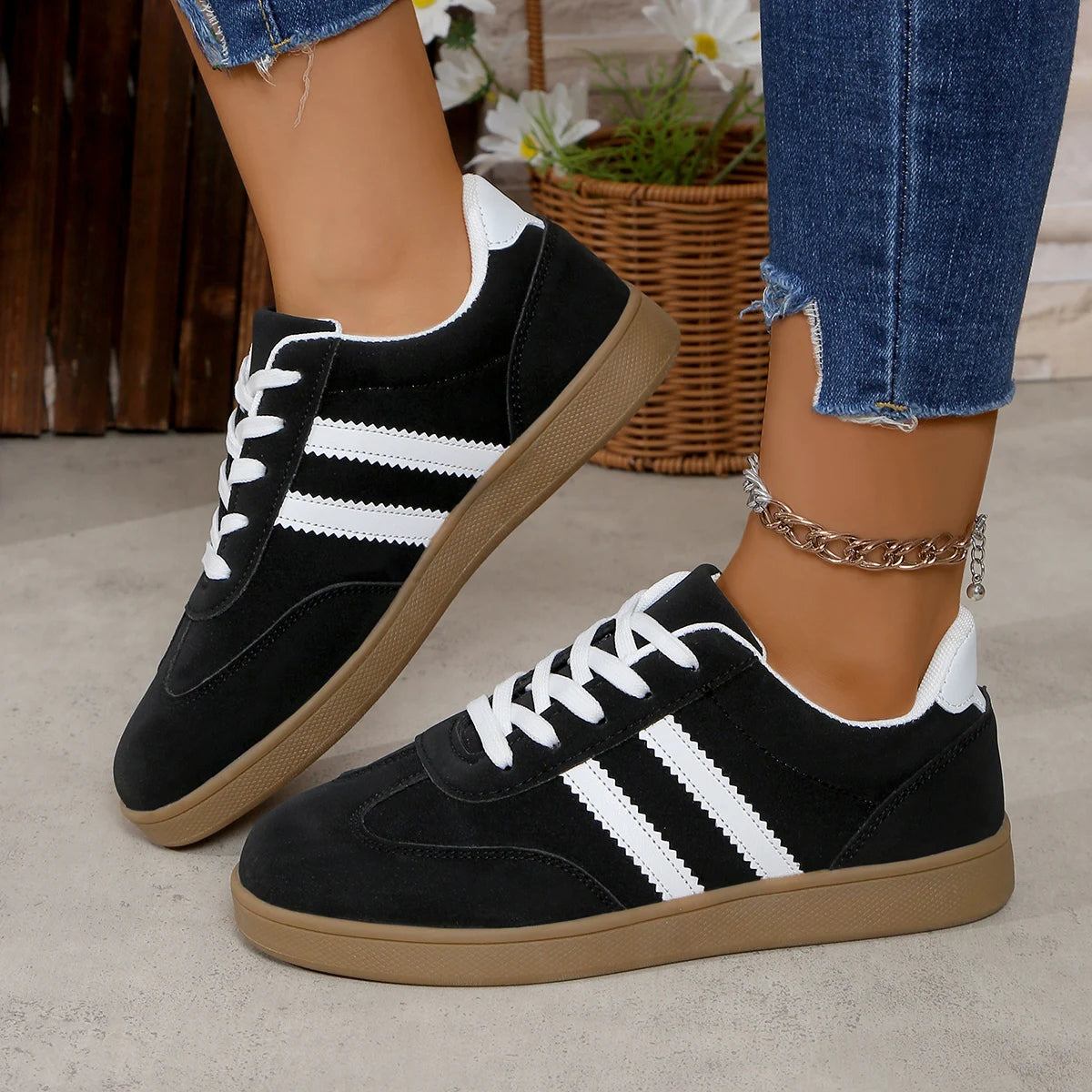 Solenne Shoes™ Trend Casual Flats Sneakers