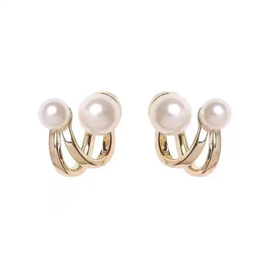 Elara Jewelry™ Elaris Pearl Wrap Earrings