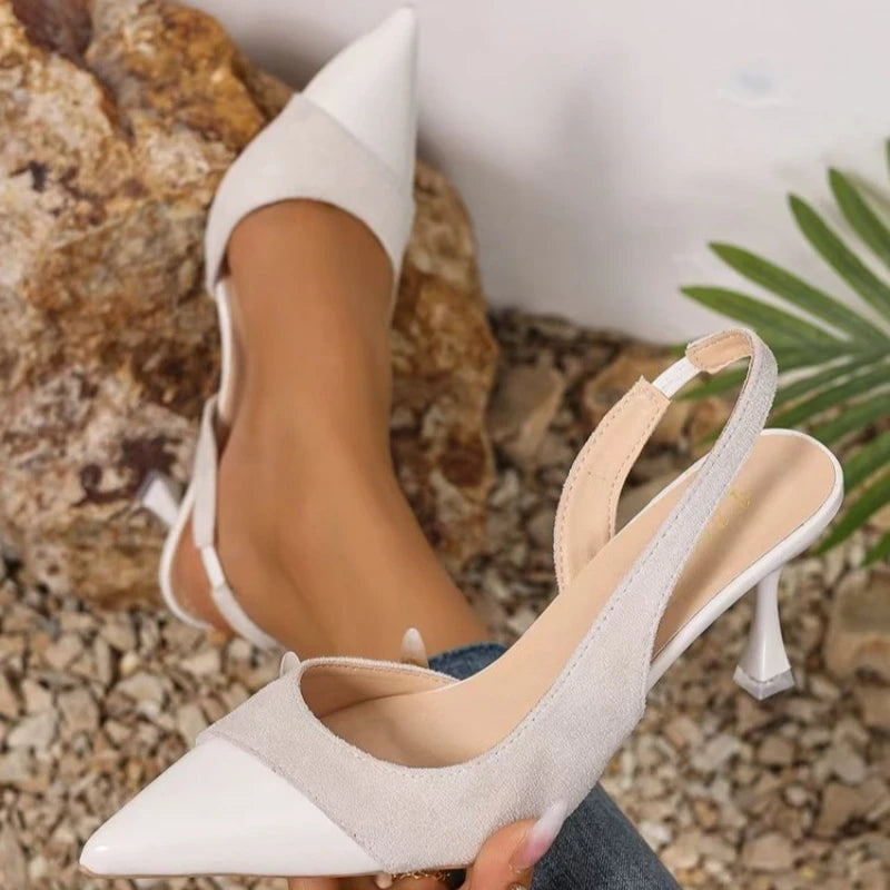 Solenne Shoes™ Escarpins en daim à talons