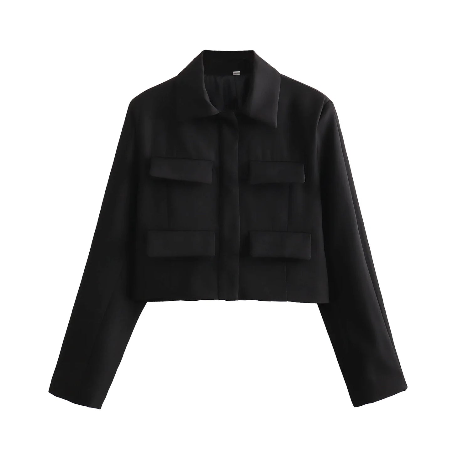 Lunara Winter™ Cropped Utility Pocket Jackets