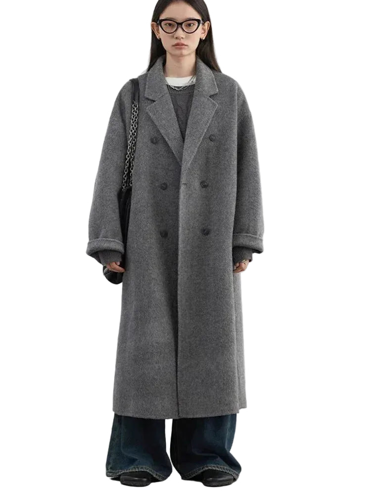 Lunara Winter™ Oversized Double-Breasted Wool Coat